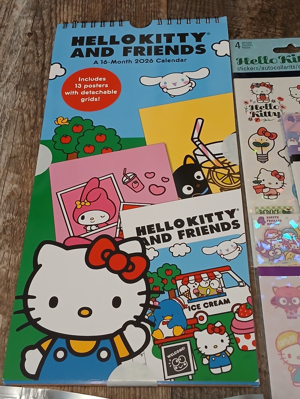 Hello Kitty and Friends Sticker & Calendar Set - Multicolor - Picture 4 of 4